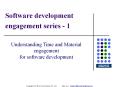 Understanding time and material dor oftware development
