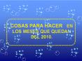 Cosas restantes