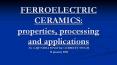 ferroelectric ceramics