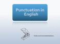 Punctuation in English