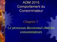Comportement du Consommateur 2 - Le processus décisionnel