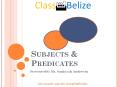 Subjects & Predicates