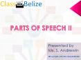 Parts of Speech II