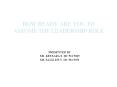 Chapter 10 Measurement and Attitude Scaling Description