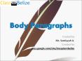 Body Paragraphs