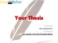 About Thesis Statements