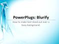 How to Blurify