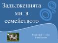 Задълженията ми в семейството