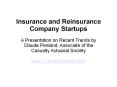 Startups in Insurance and Reinsurance Around the World, ClaudePenland.com