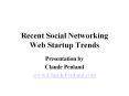 The Social Network Web Startups Trends and News