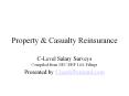 The Reinsurance Salary Survey for CEO and CFO and Chairman and President