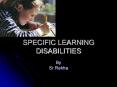 Sr Rekha  - Learning disorders
