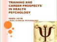 HEALTH PSYCHOLOGY AND CARRIER PROSPECTS - MEERA JACOB