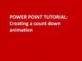 Animation Effect: Countdown