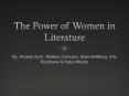 Women in Lit project