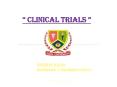 Clinical Trials