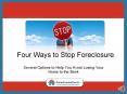 Four Ways to Stop Foreclosure