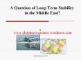 A Question of Long-Term Stability in the Middle East?
