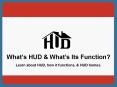 What's HUD and what's its function