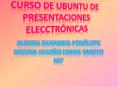 CURSO DE UBUNTU DE PRESENTACIONES ELECTRONICAS