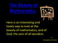The real beauty of Mathmatics