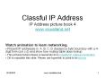 Classful IP Address (IP Address Picture Book-4 from VisualLand Animations)