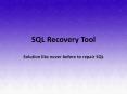 Free SQL Recovery Software