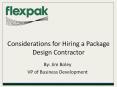 Considerations for Hiring a Package Design Contractor