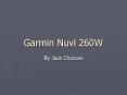 Garmin Nuvi 260W