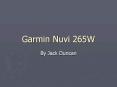 Garmin Nuvi 265W