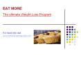 Eat More: The Ultimate Weight Loss diet Program