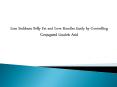 Lose Stubborn Belly Fat and Love Handles Easily