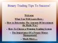 Binary Options Trading Strategy