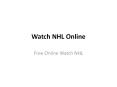 Watch NHL Online