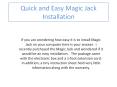 Quick and Easy Magic Jack Installation