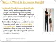 Natural Ways to Increase Height