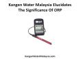 Kangen Water Malaysia Elucidates The Significance Of ORP