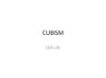 Cubism and the Influence of African Art