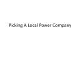 Power Company