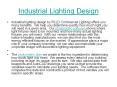 Industrial Lighting Design