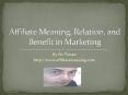 Affiliate meaning google affiliate network