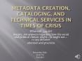 Subject Analysis, Classification, and Librarianship in Times of Social/Political Tension