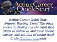 Acting Career Information