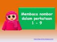 Membaca nombor dalam perkataan  1 - 9