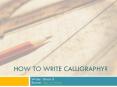 How to write calligraphy | Different Calligraphy styles