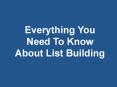 Get really effective list building course & start building your list immediately!