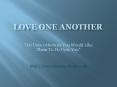 Love One Another as God Loves You