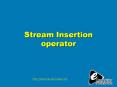 Computer Notes - Stream Insertion operator