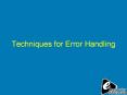 Computer Notes - Techniques for Error Handling