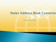 Notes Contacts Conversion